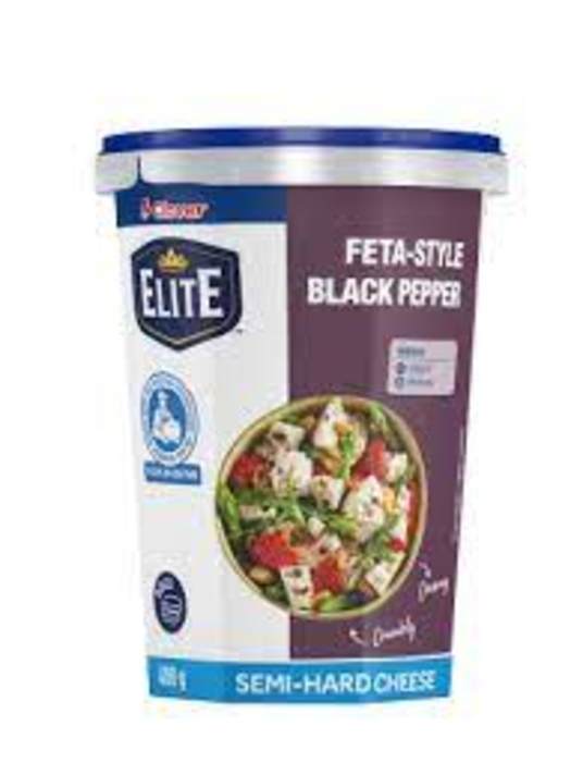 Clover Traditional Feta Cheese with Black Pepper 400g